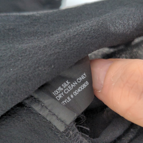 Club Monaco 100% silk bishop sleeve sheer blouse XS - Picture 4 of 5